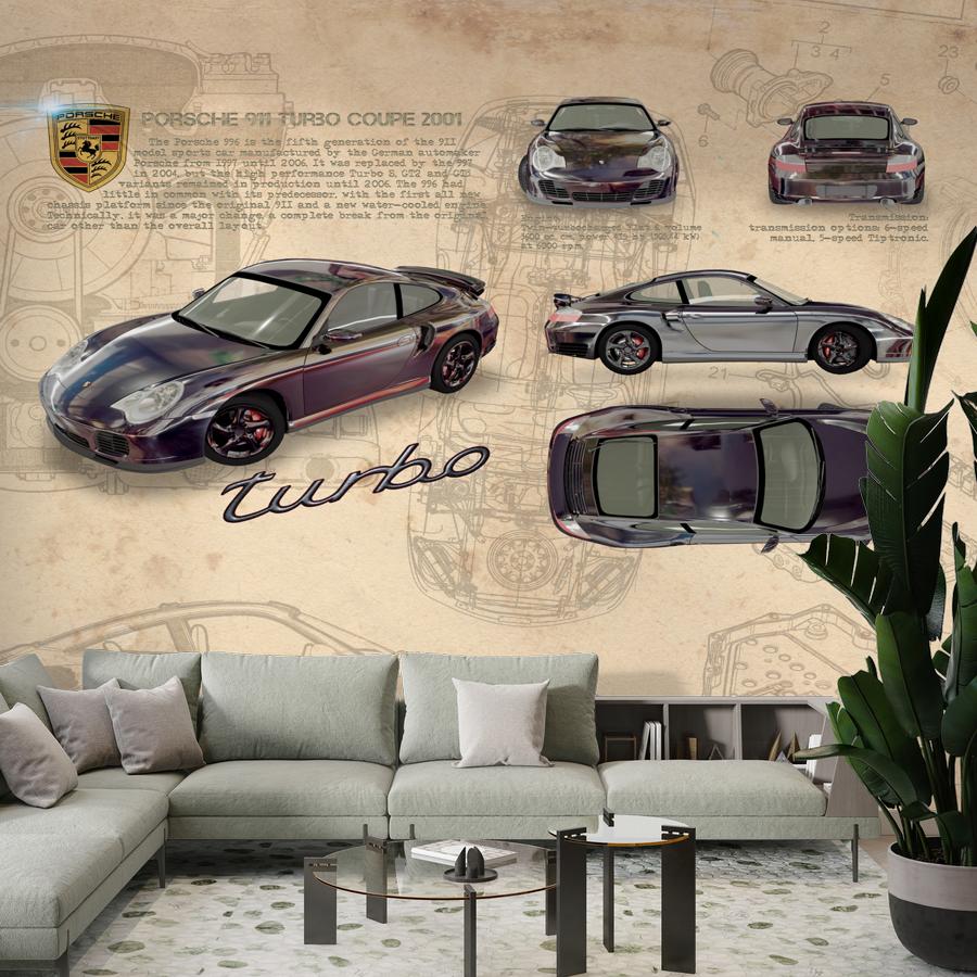 фотообои порше 911 turbo 14-1384