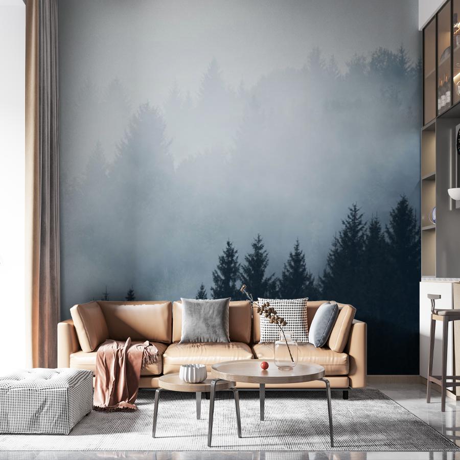 фотообои пейзажи в тумане 9-1169