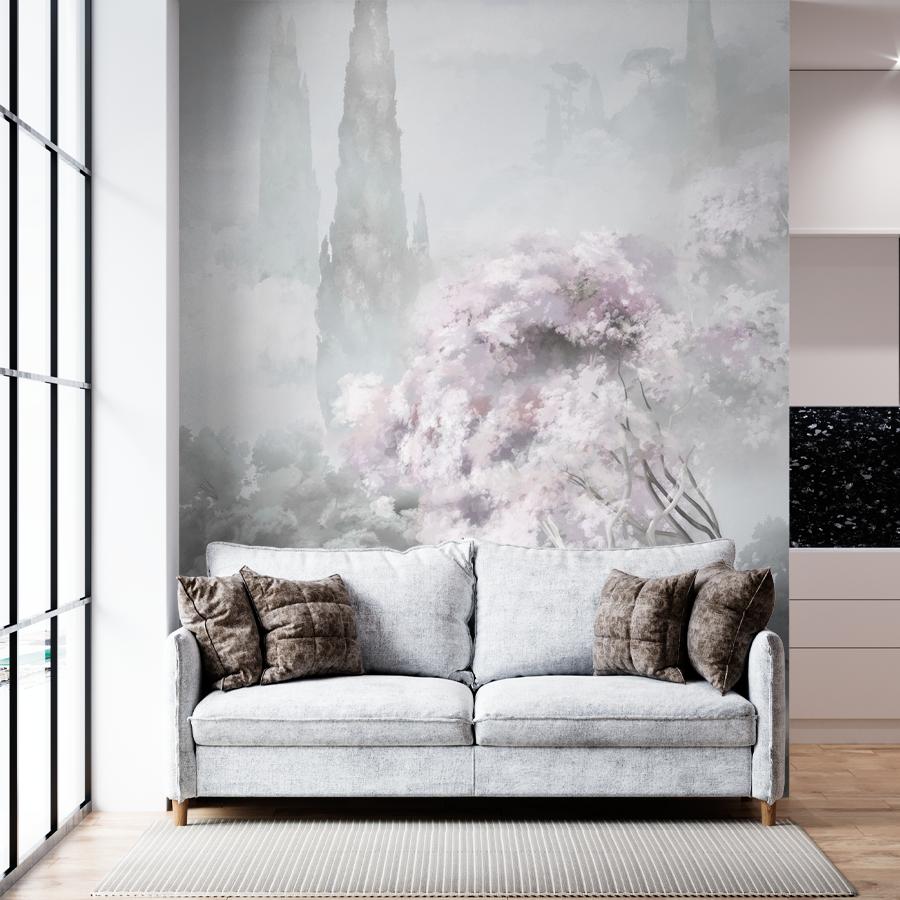 фотообои пейзаж в утренней дымке 13-1108