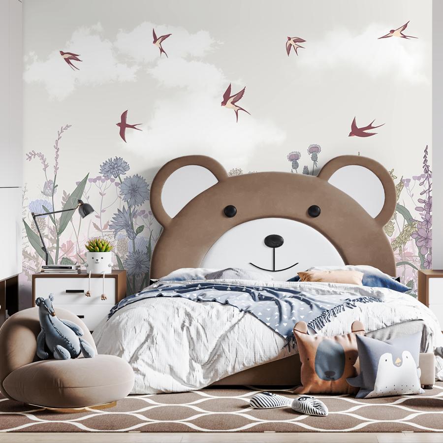 фотообои ласточки над полем 12-1681