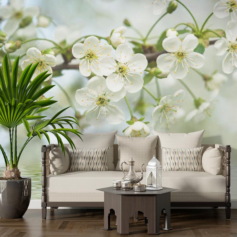 фотообои вишня у воды 10-097