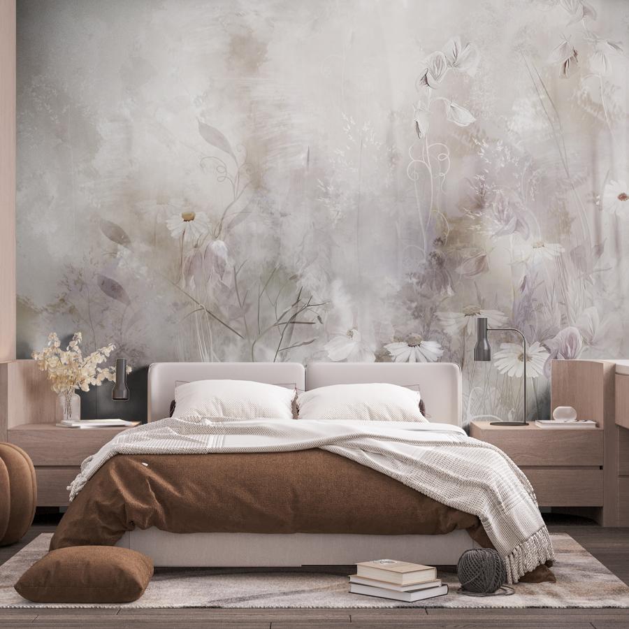 фотообои полевые цветы абстракция 13-1050