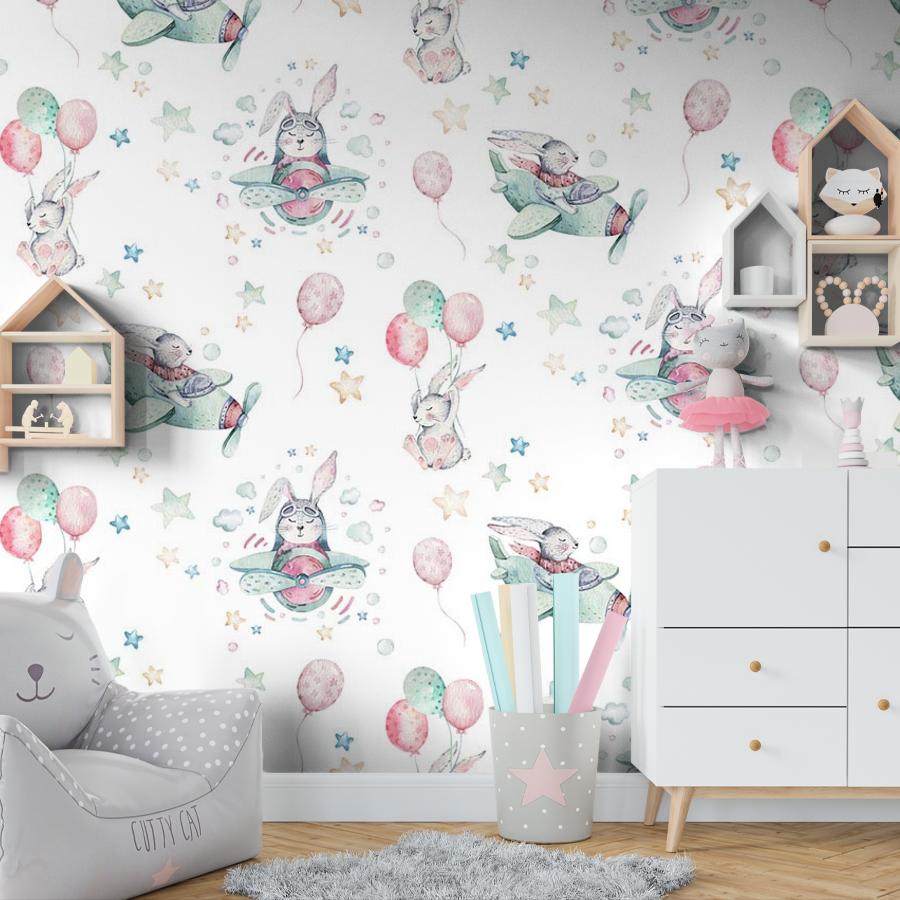 Фотообои и фотообои звери и шарики 12-736