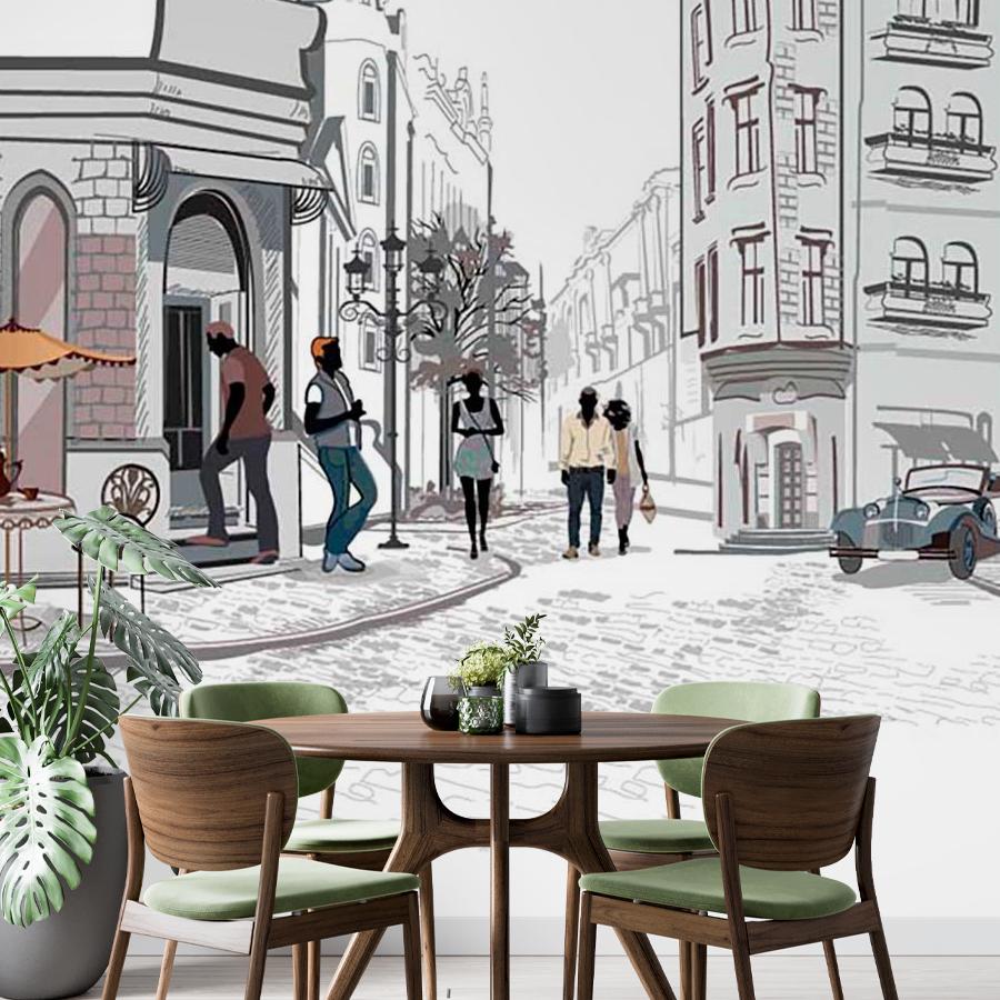 фотообои магазин на углу 9-135