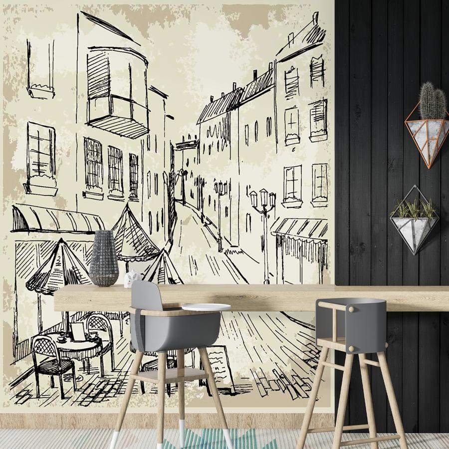 фотообои графический рисунок 9-132