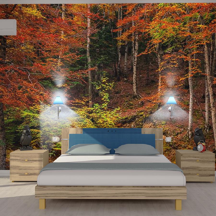 фотообои мост в лесу 9-1969