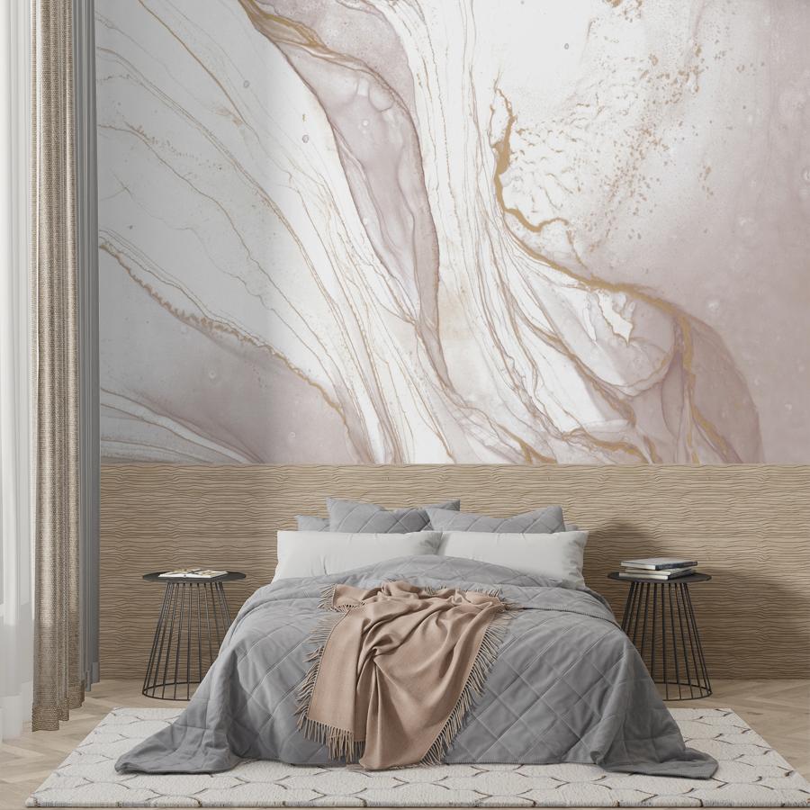 фотообои флюид арт слоновая кость 14-705