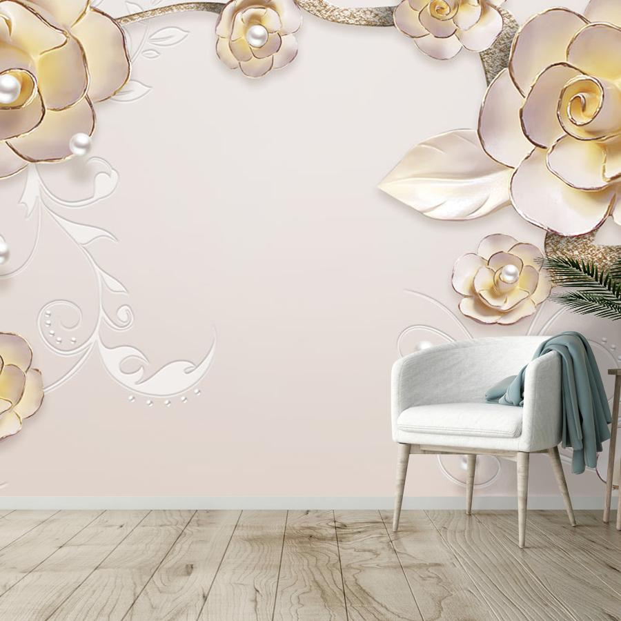 фотообои 3д розы желтые 10-665