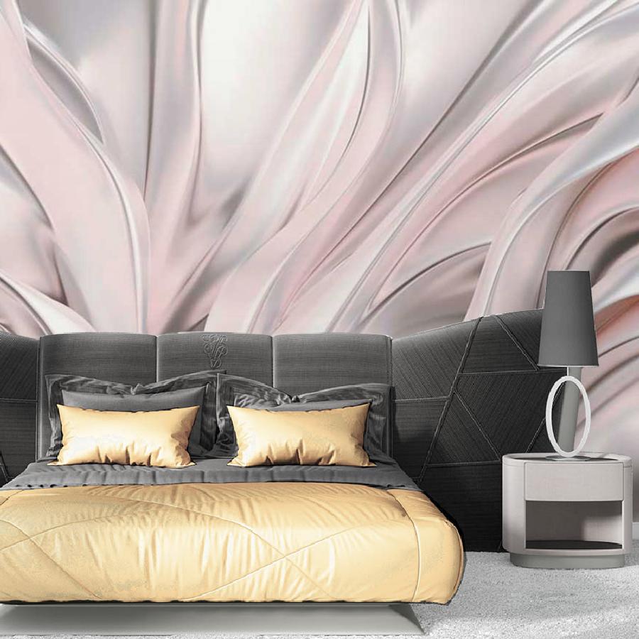 фотообои абстракция в серебряных тонах 9-154