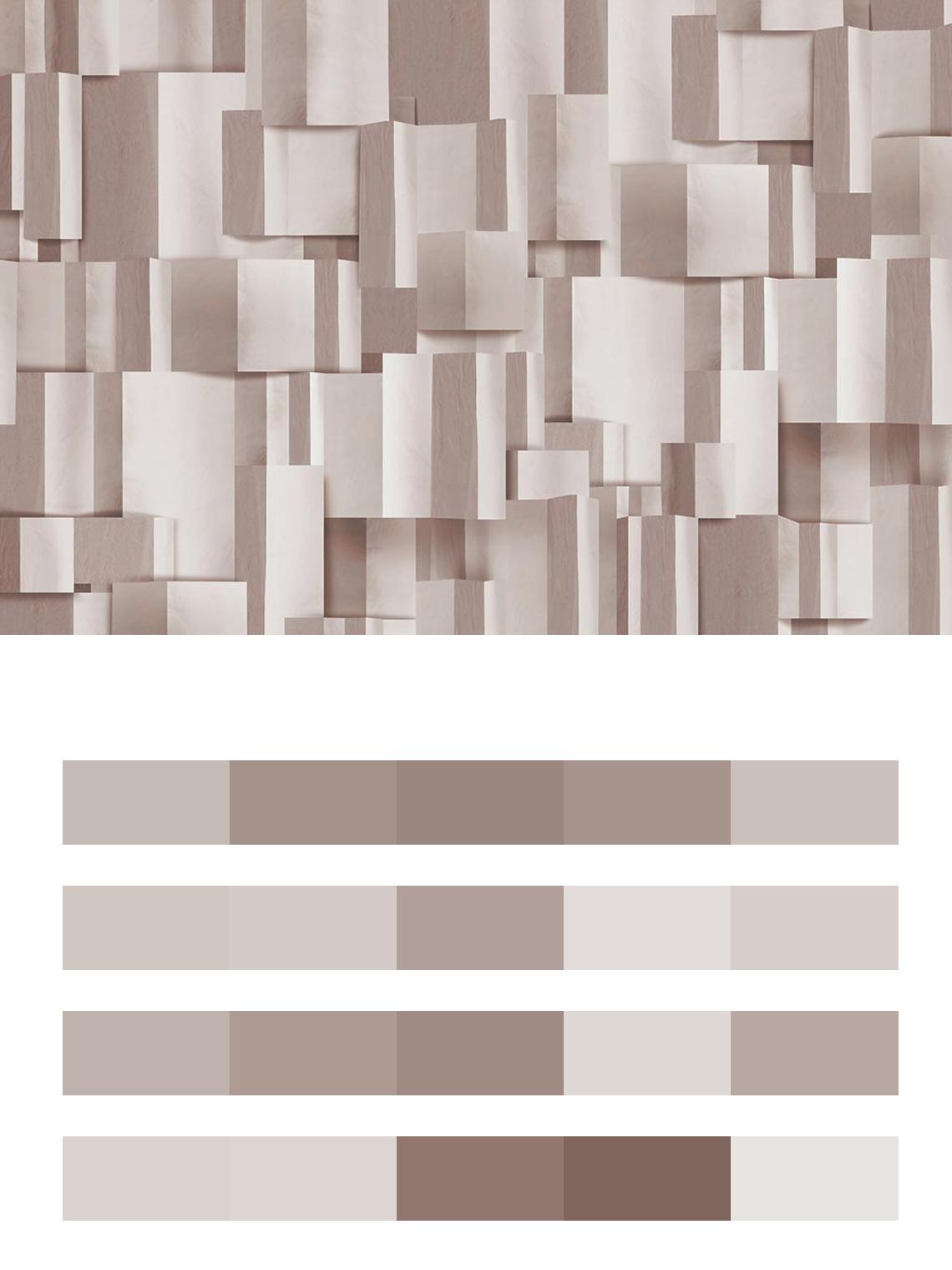 Стеновая панель белыми квадратиками цвета