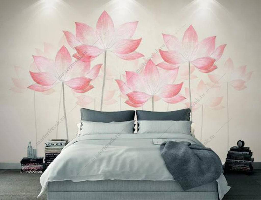 розовый цветок лотоса 15-966 розовый цветок лотоса 15-966