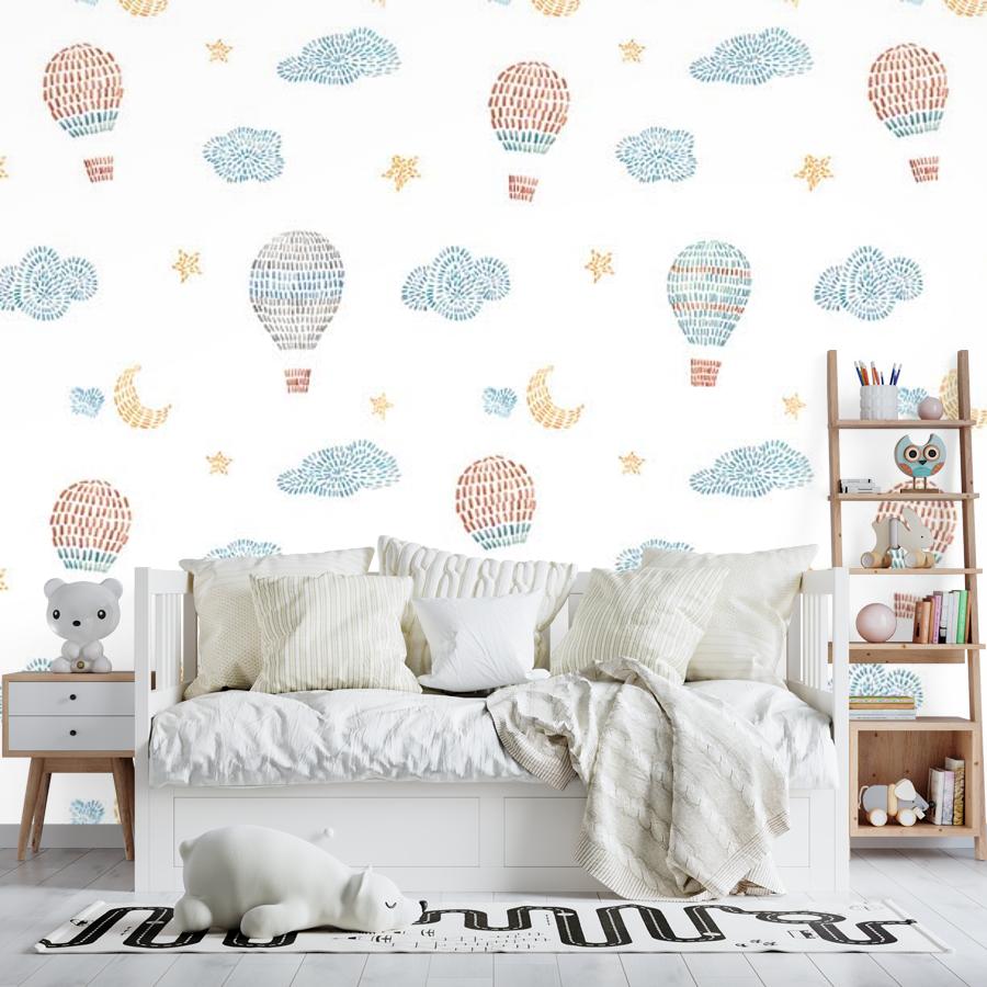 фотообои воздушные шары и облака 12-660