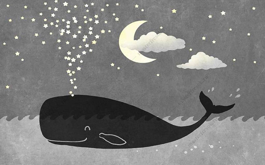 Фотообои Спящий кит
