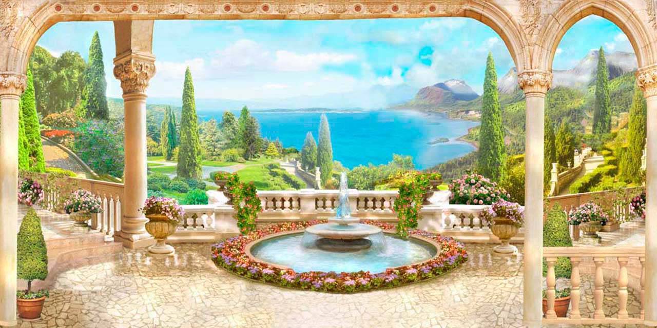 фонтан в парке 3-019