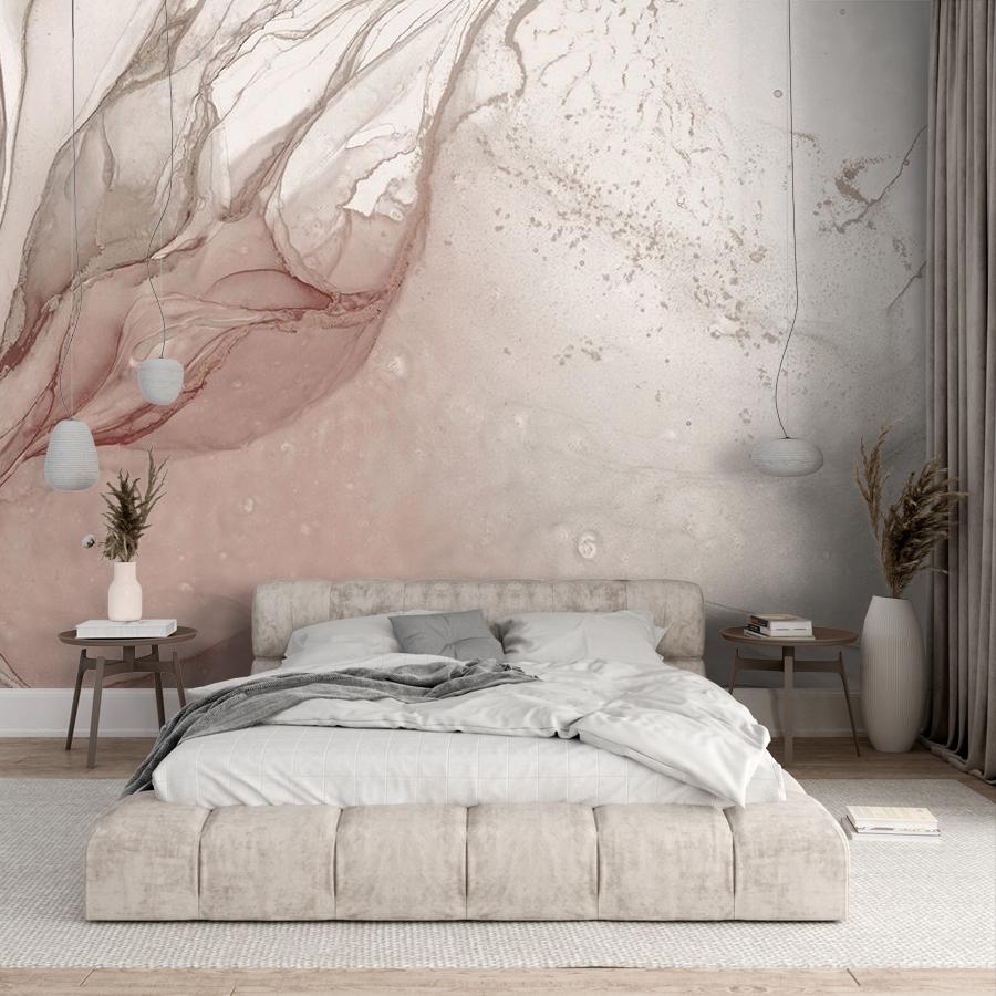 фотообои флюид арт слоновая кость 14-702