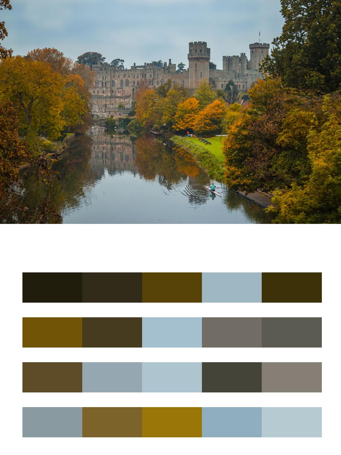 Англия замок с приведениями цвета