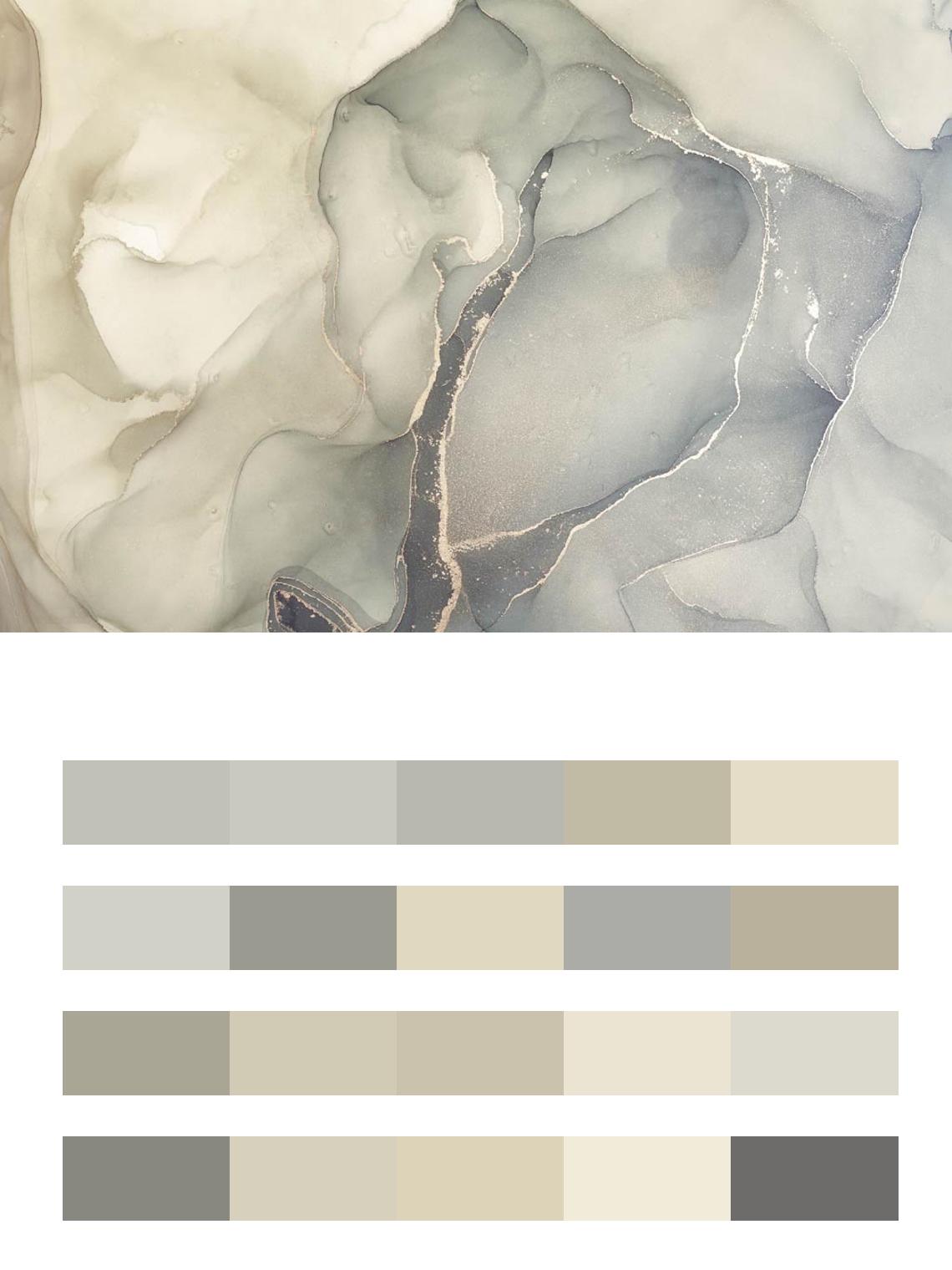 Серый мрамор флюид цвета