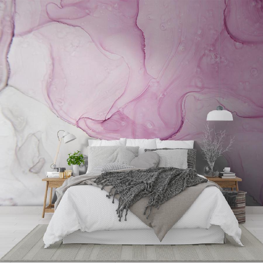 фотообои розовый шелк 9-953