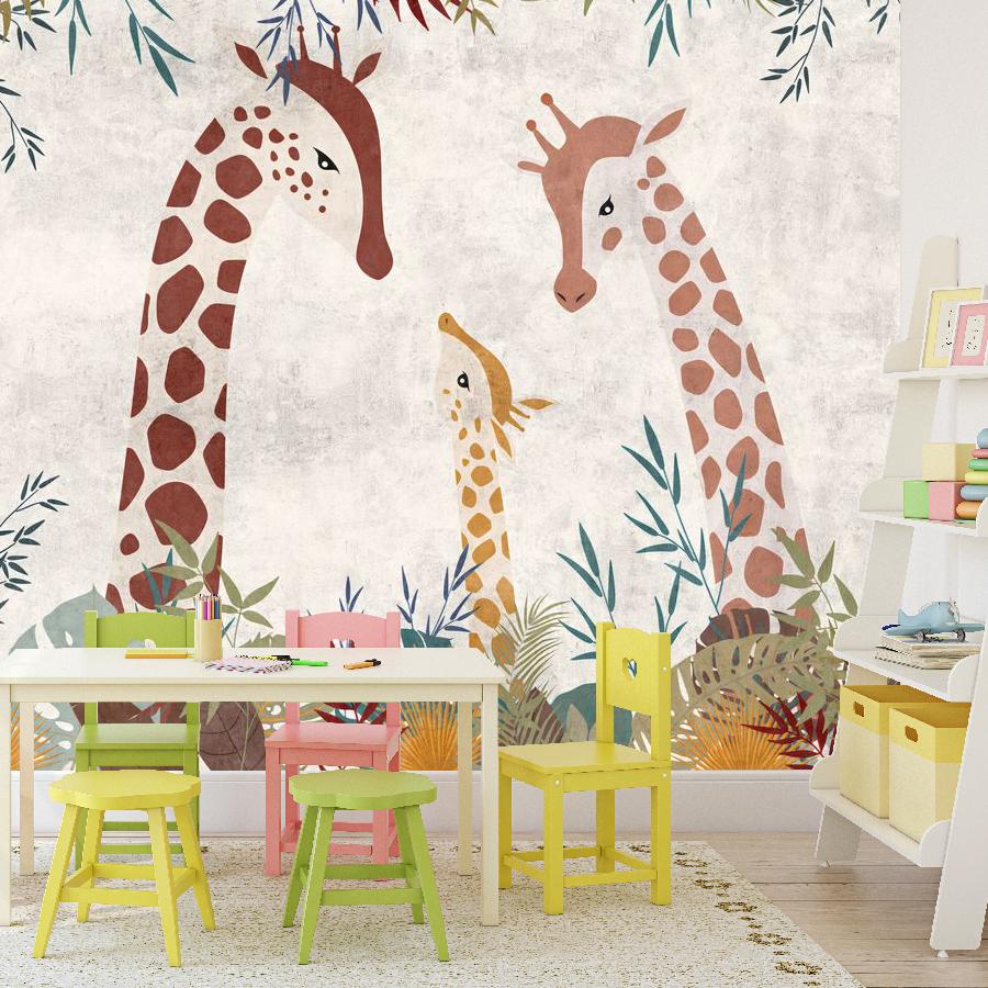 фотообои жирафы семья 12-1918 фотообои жирафы семья 12-1918