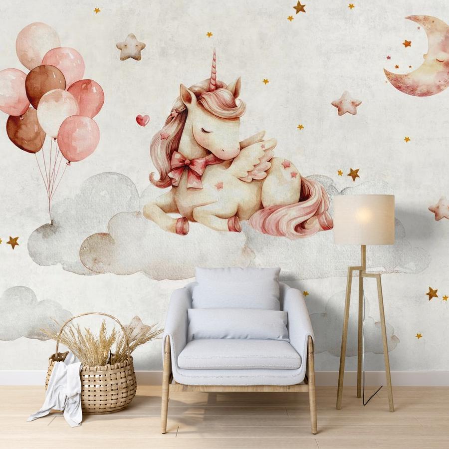 фотообои единороги на облачке 12-1816