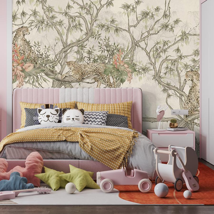 фотообои китайская живопись гепард 14-449