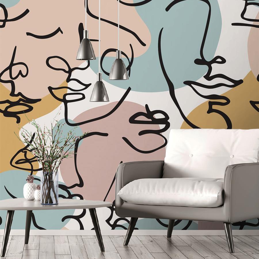 фотообои абстрактный портрет 9-1125 фотообои абстрактный портрет 9-1125