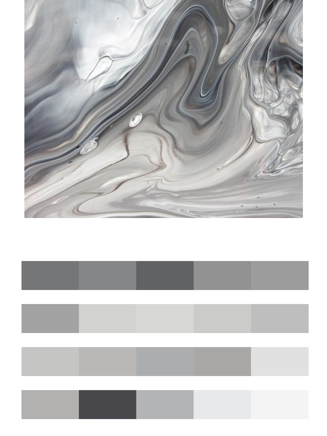 Серый флюид арт цвета