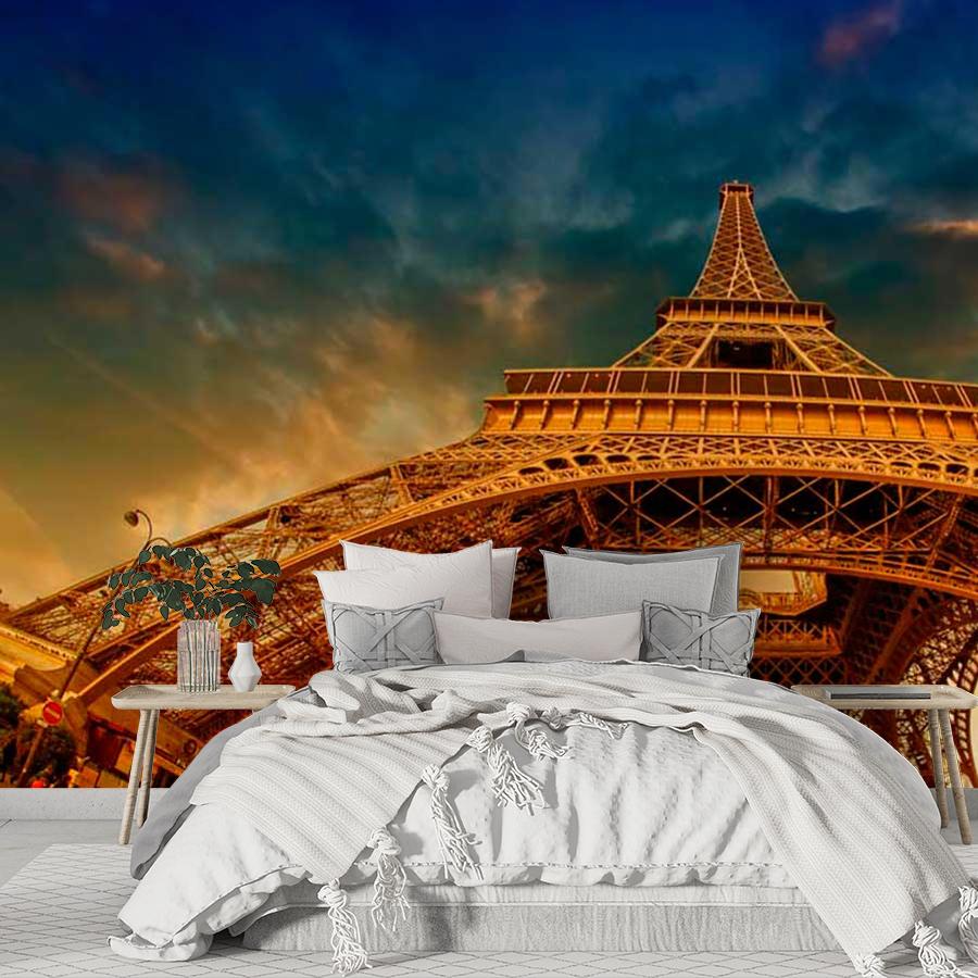 фотообои эйфелева башня уходящая вверх 9-793