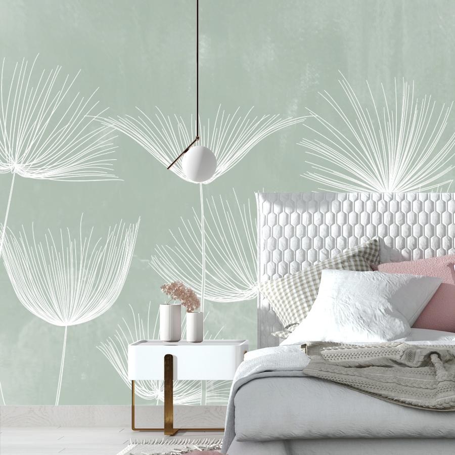 фотообои цветы в спальню 14-1284