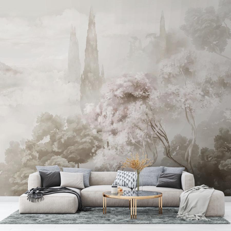 фотообои пейзаж в оттенке сепия 13-1109