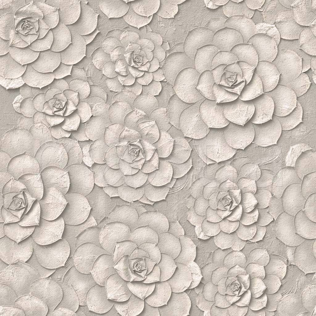 Фотообои 3д розы из лепнины
