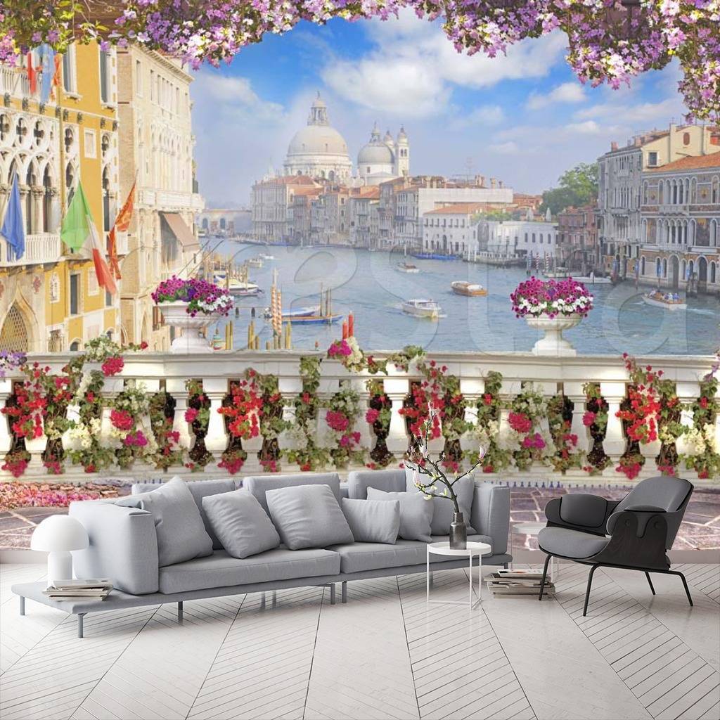 улица венеции в праздничный день 5-034 улица венеции в праздничный день 5-034