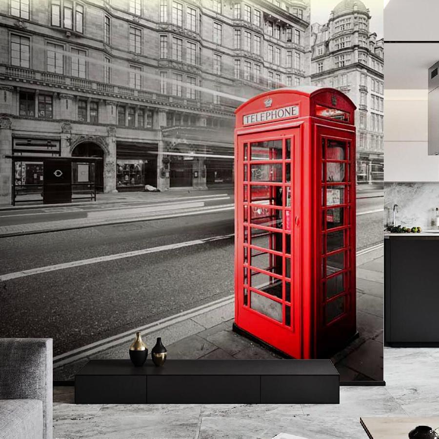 фотообои телефонная будка величественного лондона 9-533