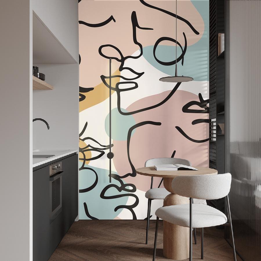 фотообои абстрактный портрет 9-1125 фотообои абстрактный портрет 9-1125