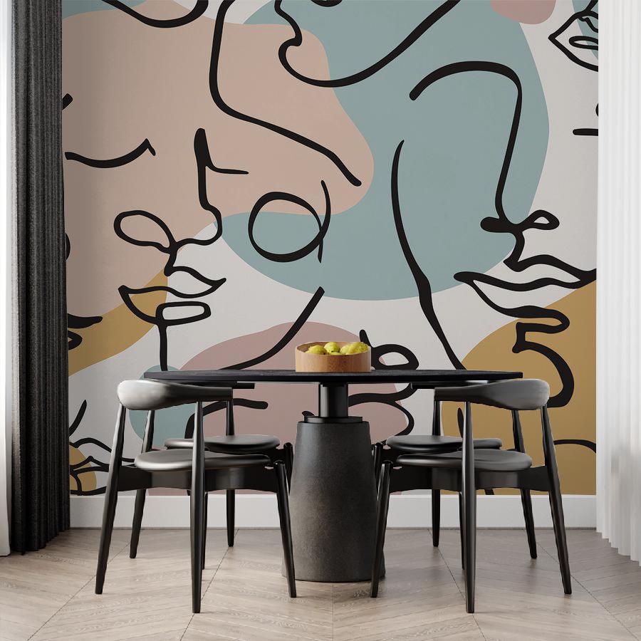 фотообои абстрактный портрет 9-1125 фотообои абстрактный портрет 9-1125