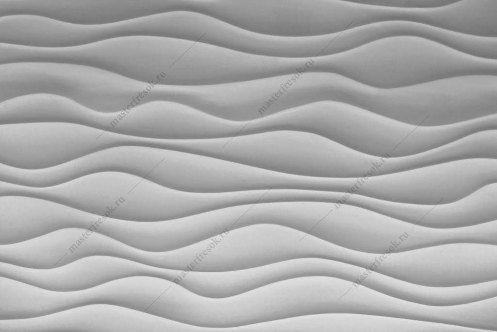 Фотообои 3д белые волны