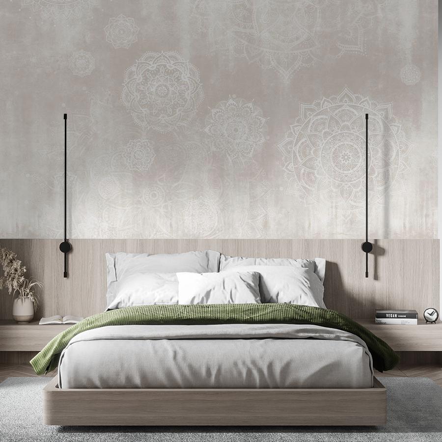 фотообои мандалы бежевые 14-648