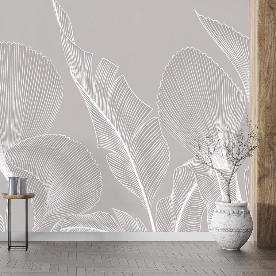 фотообои листья тонкие нежные 14-1228