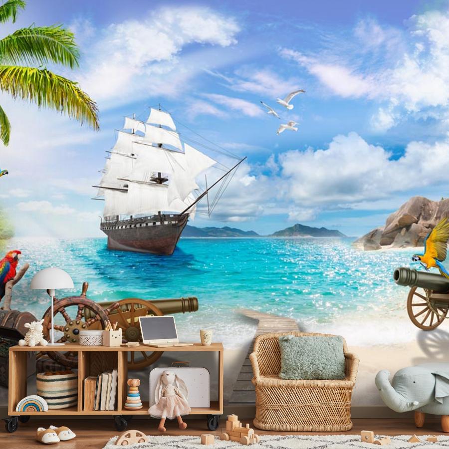 фотообои остров сокровищ 13-539 фотообои остров сокровищ 13-539