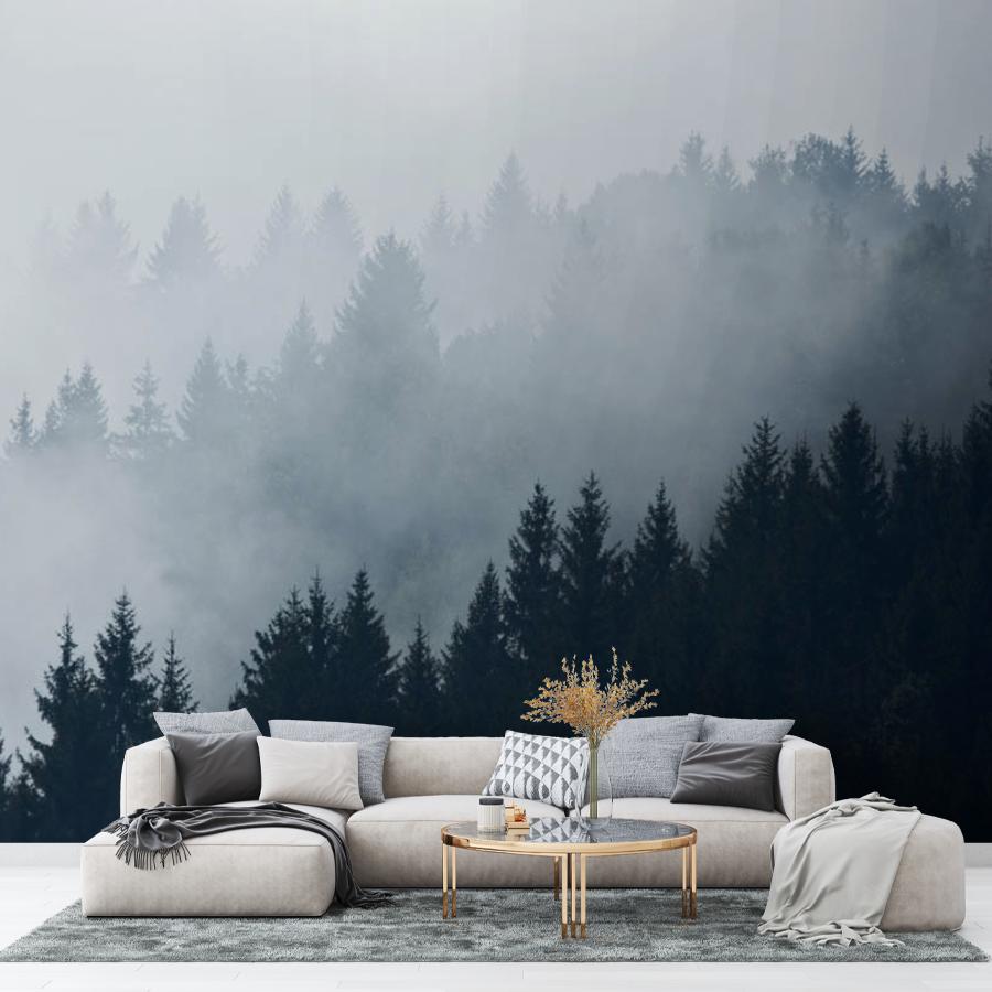 фотообои утро в тумане 9-1168