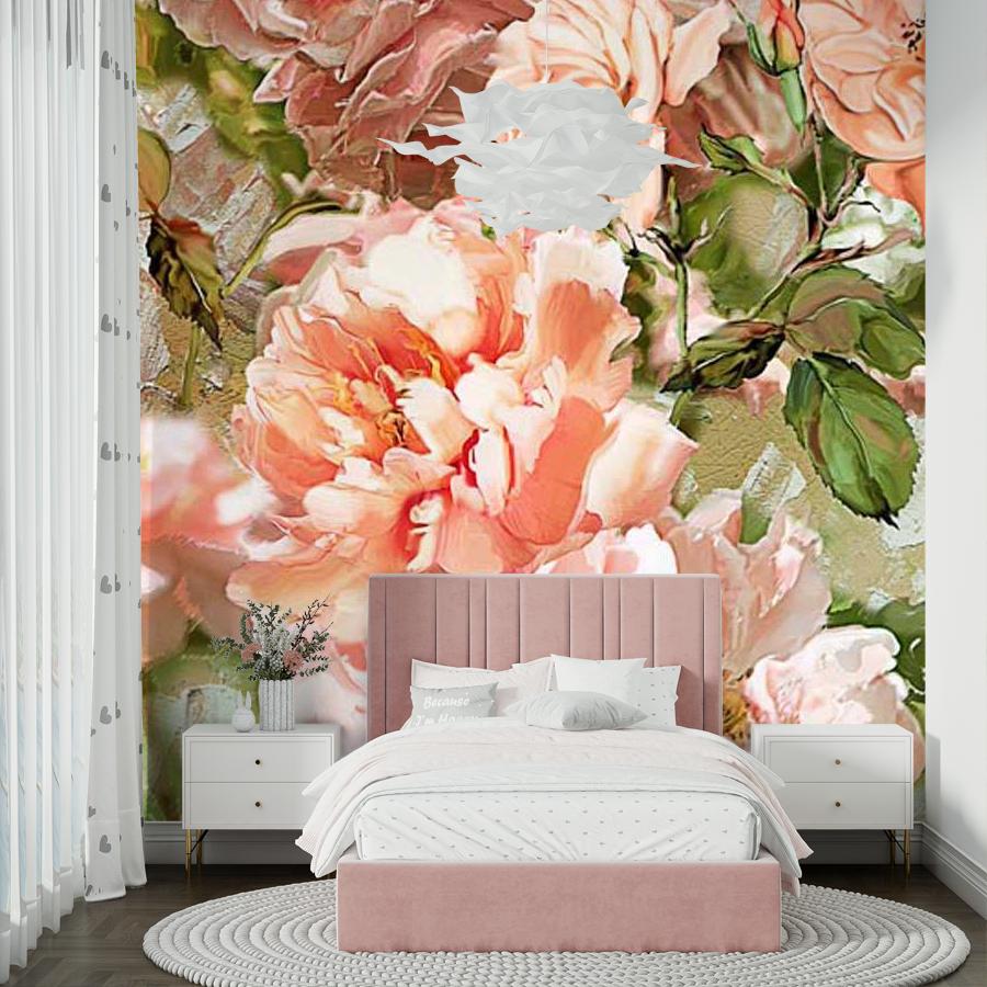 фотообои розы акварелью 7-523