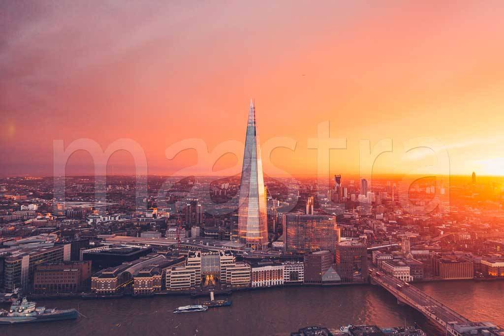 Фотообои Перспектива вечернего Лондона