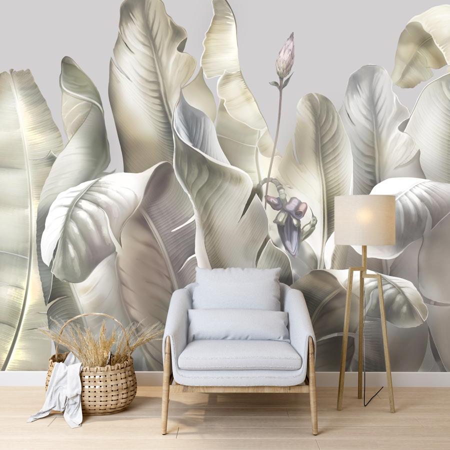 фотообои листья бананового дерева 13-561 фотообои листья бананового дерева 13-561