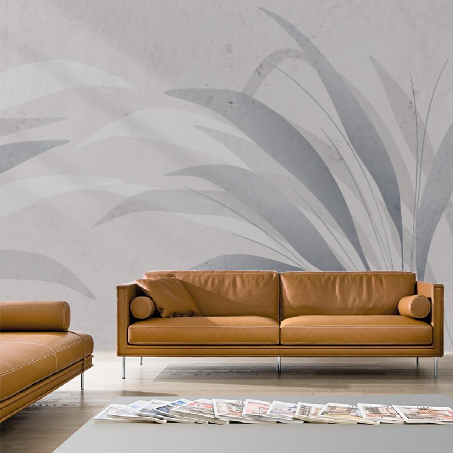 фотообои листья тонкие летящие 14-1235