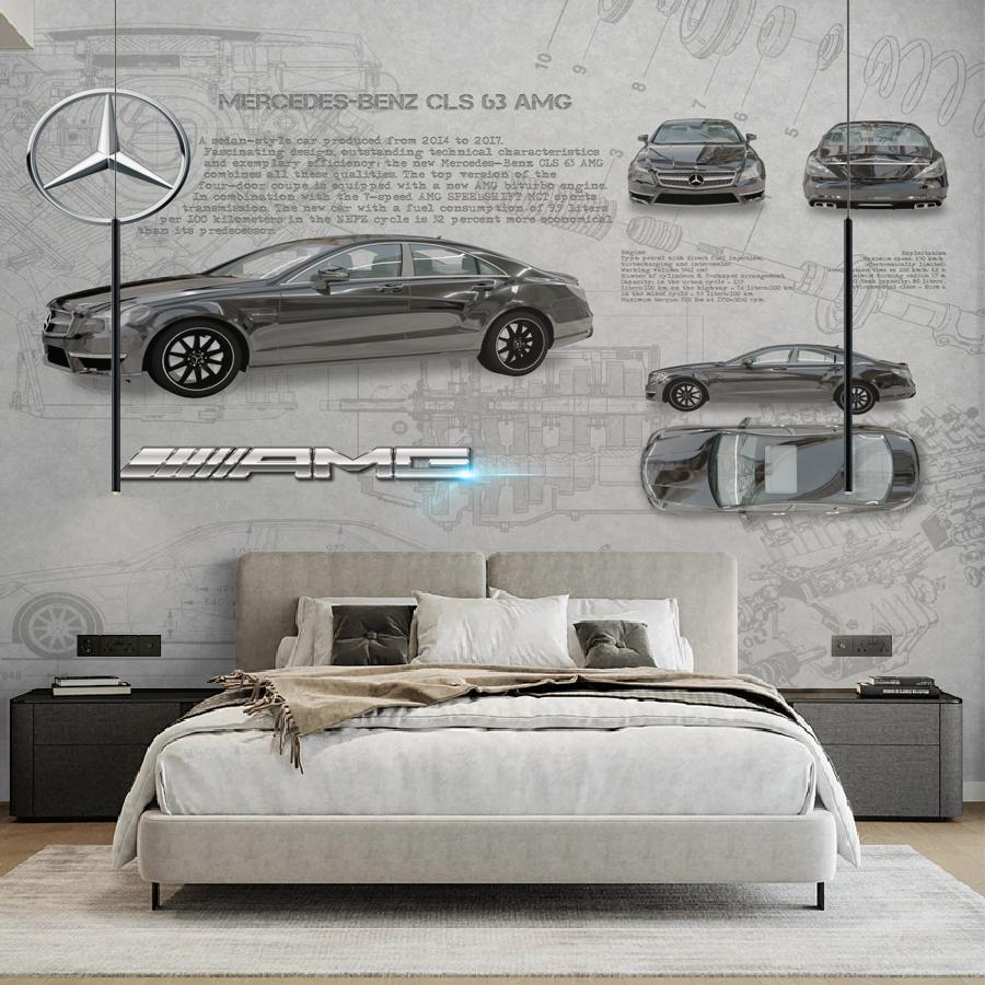 фотообои мерседес бенц cls 63 amg 14-1382