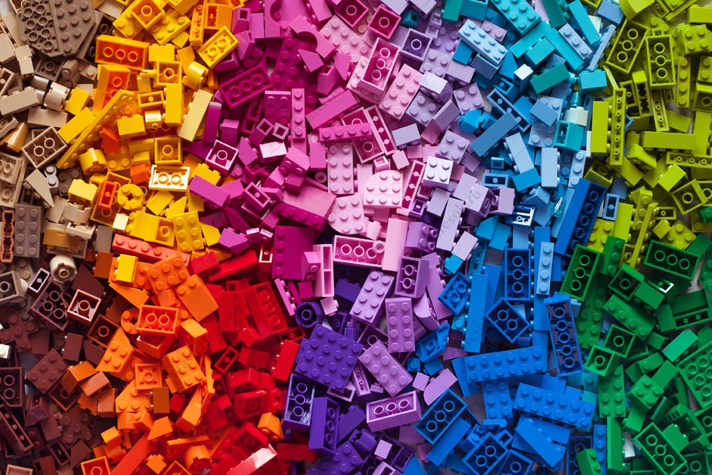 Фотообои Разноцветное Лего