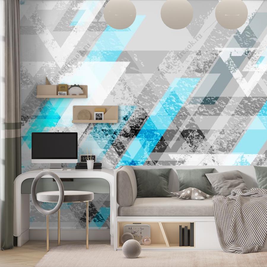 фотообои геометрия треугольники 10-948