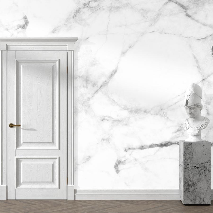 фотообои флюид арт - мрамор белый 9-941