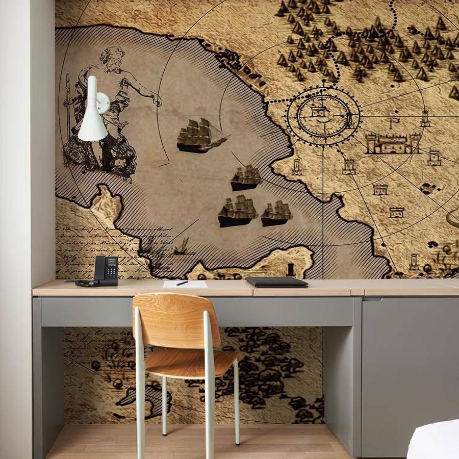 фотообои старинная карта 12-1570