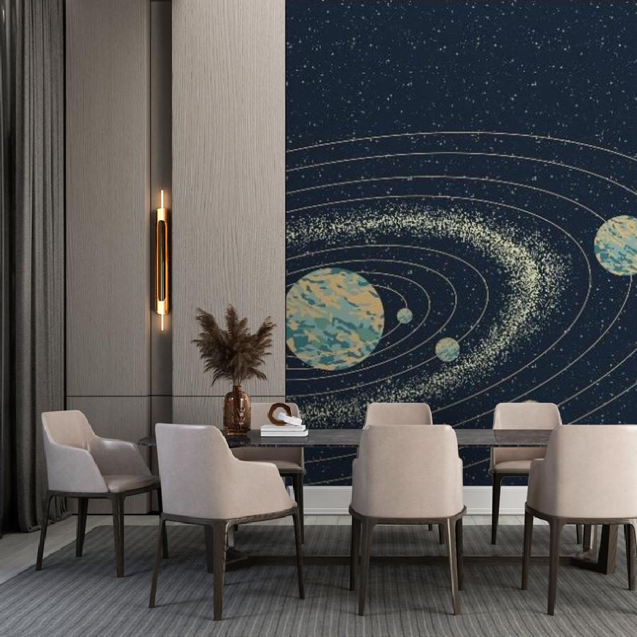 фотообои планеты в космосе 14-1109